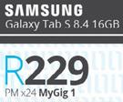 Samsung Galaxy Tab S 8.4 16GB-On MyGig 1