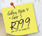 Samsung Galaxy Note 4 + Gear S-On Smart M