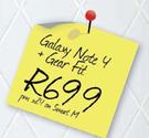 Samsung Galaxy Note 4 + Gear Fit-On Smart M