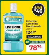 Listerine Cool Mint Mouthwash-750ml