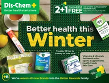 Dis-Chem : Better Health This Winter (12 May - 14 June 2026)