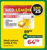 Med-Lemon Colds & Flu 8 Sachets