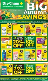 Dis-Chem : Big Autumn Savings (14 April - 10 May 2026)