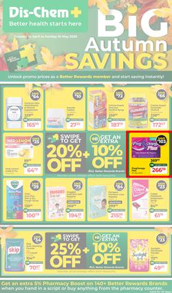 Dis-Chem : Big Autumn Savings (14 April - 10 May 2026), page 1