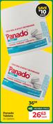 0Panado Tablets 24 Tablets-Each