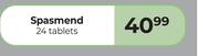 Spasmend 24 Tablets