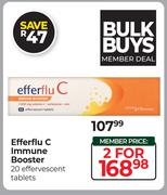 Efferflu C Immune Booster 20 Effervescent Tablets-For 2
