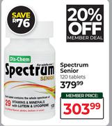Spectrum Senior 120 Tablets