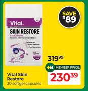 Vital Skin Restore 30 Softgel Capsules