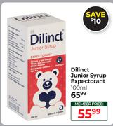 Dilinct Junior Syrup Expectorant-100ml