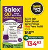 Salex QD Adult Nasal Spray/Rinse Plus Free Refill 50ml