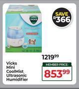 Vicks Mini Cool Mist Ultra Sonic Humidifier