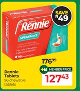 Rennie Tablets 96 Chewable Tablets