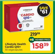 Lifestyle Health Cardio Q10+ 30 Vegacapsules