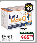 Insu Max-Q Triple Pack 30 Day Supply