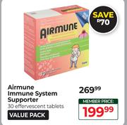 Airmune Immune System Supporter-30 Effervescent Tablets