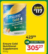 Ensure Gold Nutritional Supplement Almond Flavour-850g