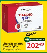 Lifestyle Health Cardio Q10+ 30 Vegecapsules