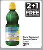 Tony Ferguson Lemon Juice-500ml