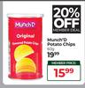 Munch'D Potato Chips-60g