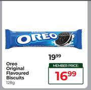 Oreo Original Flavoured Biscuits-128g