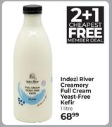 Indezi River Creamery Full Cream Yeast Free Kefir-1L