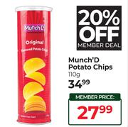Munch'D Potato Chips-110g