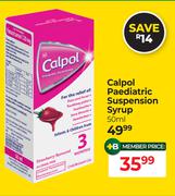 Calpol Paediatric Suspension Syrup-50ml