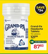 Grand-Pa Headache Tablets-76 Tablets