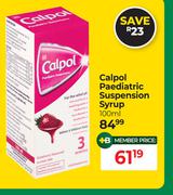 Calpol Paediatric Suspension Syrup-100ml