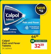 Calpol Pain And Fever-24 Tablets