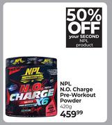 NPL N.O.Charge Pre Workout Powder-420g