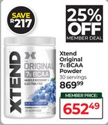 Xtend Original 7g BCAA Powder 30 Servings