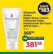 Elizabeth Arden Eight Hour Cream Intensive Daily Moisturizer For Face SPF15 PA++-50ml