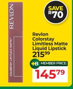 Revlon Colorstay Limitless Matte Liquid Lipstick