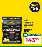 NPL Anabolic Creatine-675g