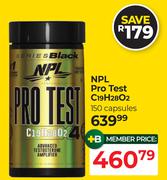NPL Pro Test C19H28O2 150 Capsules