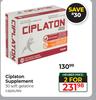 Ciplaton Supplement 30 Soft Gelatine Capsules-For 2