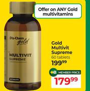Dis-chem Gold Multivit Supreme-60 Tablets