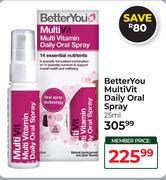 BetterYou Multivit Daily Oral Spray-25ml