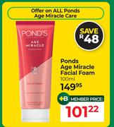 Ponds Age Miracle Facial Foam-100ml