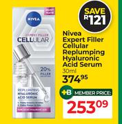 Nivea Expert filler Cellular Replumping Hyaluronic Acid Serum-30ml
