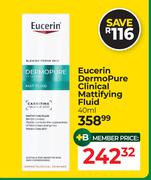 Eucerin Dermo Pure Clinical Mattifying Fluid-40ml