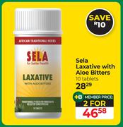 Sela Laxative With Aloe Bitters 10 Tablets-For 2