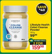Lifestyle Health Colon Cleanse Powder-For 2 x 180g