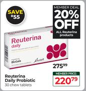 Reuterina Daily Probiotic 30 Chew Tablets
