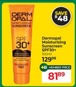 Dermopal Moisturising Sunscreen SPF30+-100ml