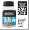 Naturmade Activated Charcoal 125mg 120 Tablets
