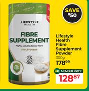 Lifestyle Health Fibre Supplement Powder-300g