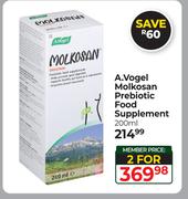 A.Vogel Molkosan Prebiotic Food Supplement-For 2 x 200ml